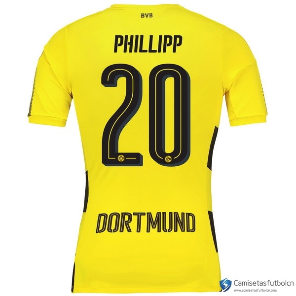 Camiseta Borussia Dortmund Primera equipo Phillipp 2017-18